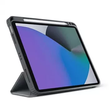 Husă folio UNIQ Moven pentru iPad 10.2 (2021/2020/2019) - gri antracit