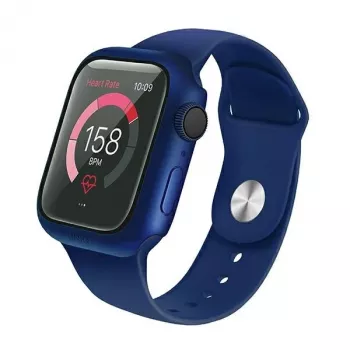 Husă de protecție UNIQ Nautic pentru Apple Watch Series 4/5/6/SE/SE3 40mm albastră