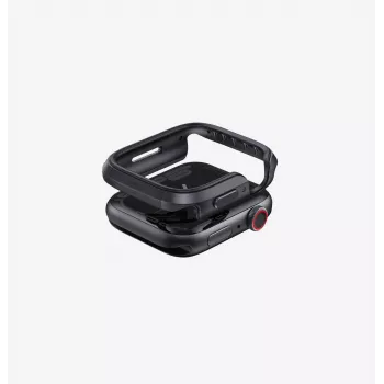 UNIQ Valencia carcasă pentru Apple Watch Series 4/5/6/7/8/9/SE/SE2/SE3 45/44mm Graphite
