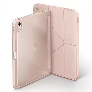 Husă folio antimicrobiană UNIQ Moven pentru iPad Air 10,9 inci (2020/2022) și iPad Air 11 inci (M2 2024) - Blush Pink