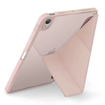 Husă folio antimicrobiană UNIQ Moven pentru iPad Air 10,9 inci (2020/2022) și iPad Air 11 inci (M2 2024) - Blush Pink