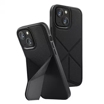 Husă UNIQ Transforma pentru iPhone 14 Plus / 15 Plus 6,7 inch Magclick Charging Ebony Black