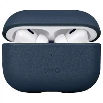 Husă UNIQ Terra pentru AirPods Pro gen. a 2-a (2022/2023) din piele naturală - Space Blue