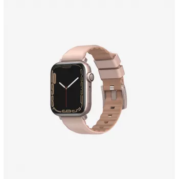 Curea sport din silicon Airosoft UNIQ Linus pentru Apple Watch Series 1/2/3/4/5/6/7/8/9/SE/SE2/SE3/Ultra/Ultra 2/Ultra 3 42/44/45/49mm Racing Blue