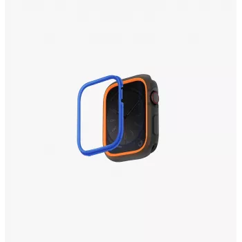 Husă de protecție UNIQ Moduo pentru Apple Watch Series 4/5/6/7/8/9/SE/SE2/SE3 44/45mm portocaliu-albastru