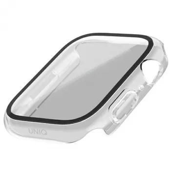 Husă de protecție UNIQ Nautic pentru Apple Watch Series 7/8/9 45mm, transparentă