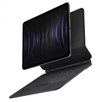 Husă cu tastatură inteligentă magnetică UNIQ Venno pentru iPad Pro 11 (2022/2021) și iPad Air 10.9 (2022/2020) - Ebony Black