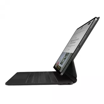 Husă cu tastatură inteligentă magnetică UNIQ Venno pentru iPad Pro 11 (2022/2021) și iPad Air 10.9 (2022/2020) - Ebony Black