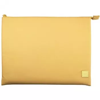 Husă de laptop UNIQ Lyon 14 inch impermeabilă RPET galben canar