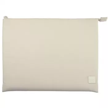 Husă de laptop UNIQ Lyon 14 inch impermeabilă RPET bej deschis seasalt
