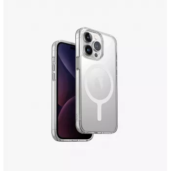 Husă UNIQ LifePro Xtreme pentru iPhone 15 Pro 6,1 inch cu încărcare Magclick transparent frost