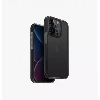 Husă UNIQ Combat pentru Apple iPhone 15 Pro 6,1 inch neagră carbon