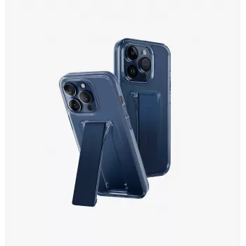 Husă UNIQ Heldro Mount cu suport pentru iPhone 15 Pro Max 6,7 inch albastru intens ultramarin