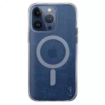 Husă UNIQ Coehl Lumino pentru iPhone 15 Pro 6,1 inch cu încărcare magnetică albastru prusac
