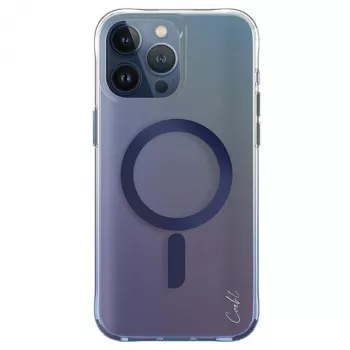 Husă magnetică UNIQ Coehl Dazze pentru iPhone 15 Pro 6,1 inch albastru azur