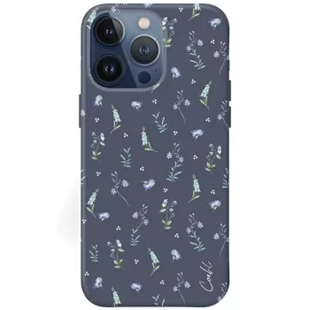 Husă UNIQ Coehl Prairie pentru Apple iPhone 15 Pro 6,1 inch albastru navy / albastru lavandă
