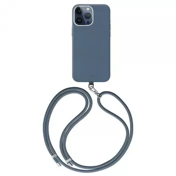 Husă UNIQ Coehl Muse pentru iPhone 15 Pro 6,1 inch cu încărcare magnetică albastru safir