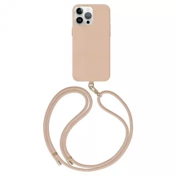 Husă UNIQ Coehl Muse cu încărcare magnetică pentru Apple iPhone 15 Pro Max 6,7 inch - Dusty Nude