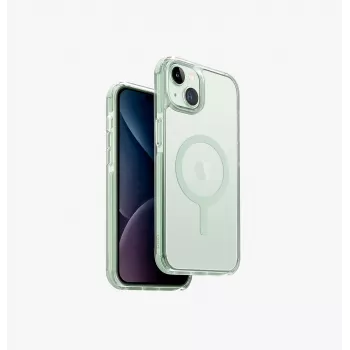 Husă UNIQ Combat pentru iPhone 15 Plus / 14 Plus 6,7 inch Maglick Charging Cool Mint