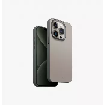 UNIQ Lyden DS Magclick husă de încărcare pentru Apple iPhone 15 Pro Max 6,7 inch Ivory/Lichen Green