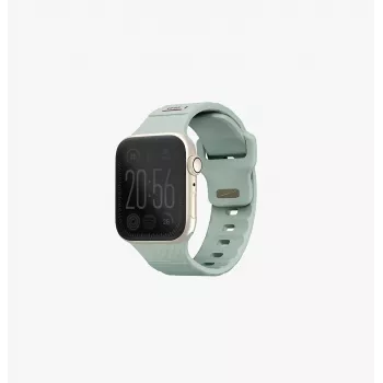 UNIQ Stride curea Apple Watch Series 1/2/3/4/5/6/7/8/9/SE/SE2/SE3 38/40/41mm cauciuc FKM Iceplant Green