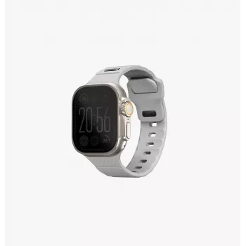 UNIQ Stride curea Apple Watch 42/44/45/49mm cauciuc FKM Chalk Grey