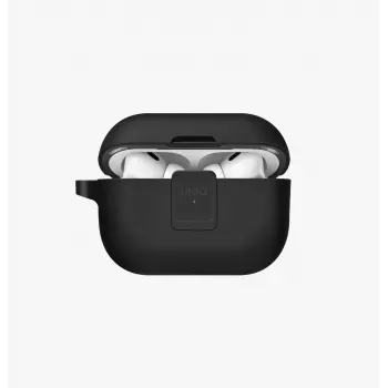 UNIQ Clyde Lock husă pentru AirPods Pro 2 (2022/2023) - Charcoal/Dark Grey