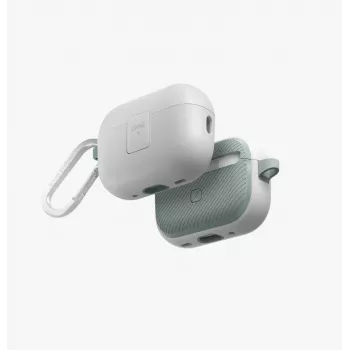 UNIQ Clyde Lock husă pentru AirPods Pro 2 (2022/2023) - Dove White / Soft Mint