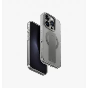 Husă UNIQ Heldro Max cu încărcare Magclick pentru iPhone 16 Pro 6,3 inch Clear Lucent
