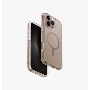 Husă UNIQ Combat pentru iPhone 16 Pro Max 6,9 inch cu încărcare MagClick, Carbon Black