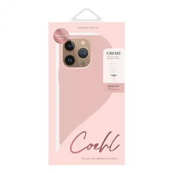 Husă UNIQ Coehl Creme cu încărcare magnetică pentru iPhone 16 Pro 6,3 inch roz balet