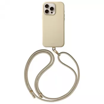 Husă UNIQ Coehl Muse cu încărcare magnetică pentru iPhone 16 Pro Max 6,9 inch - crem