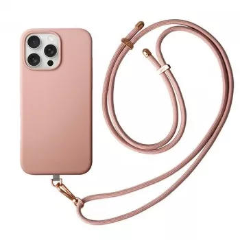 Husă UNIQ Coehl Creme cu încărcare magnetică pentru iPhone 16 Pro Max 6,9 inch roz balet
