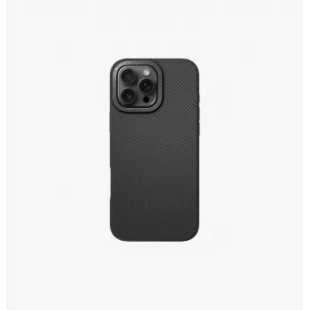 Husă UNIQ Keva Max cu încărcare MagClick pentru iPhone 16 Pro Max 6,9 inch, Carbon Black