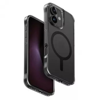 Husă UNIQ LifePro Xtreme cu încărcare MagClick pentru iPhone 16 6,1 inch Black/Frost Smoke
