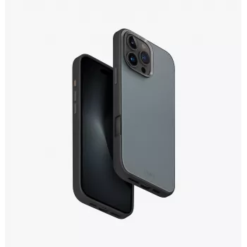 Husă UNIQ Lyden DS pentru iPhone 16 Pro Max 6,9 inch cu încărcare MagClick, Washed Blue-Black