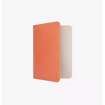 Husă pentru pașaport cu blocare RFID UNIQ Belmont Terracotta Ivory