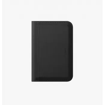 Portofel magnetic UNIQ Lyden DS MagSafe cu suport pentru telefon, blocare RFID, negru