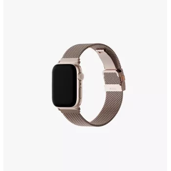 Bratară cu zale UNIQ Dante Pro din oțel inoxidabil pentru Apple Watch 49/46/45/44mm - Metallic Pink