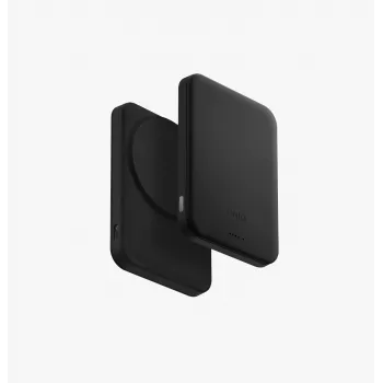 Baterie externă magnetică UNIQ Lyden Lexa 5000mAh PD USB-C MagSafe neagră