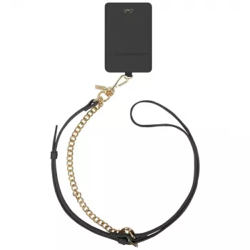 SNIURĂ universală pentru telefon UNIQ Coehl Caryne 3-în-1 cu suport pentru carduri - Ebony