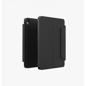 Husă detașabilă rotativă 360 magnetică UNIQ Rovus Snapmount pentru iPad 11 A16 (2025) / iPad 10.9 10th Gen (2022) neagră