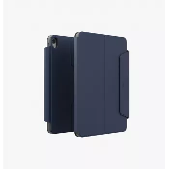 Husă detașabilă rotativă 360 magnetică UNIQ Rovus Snapmount pentru iPad 11 A16 (2025) / iPad 10.9 10th Gen (2022) Navy Blue
