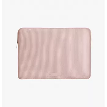 Husă pentru laptop UNIQ Cyprus Ridge Edition 14 inch din neopren rezistent la apă roz