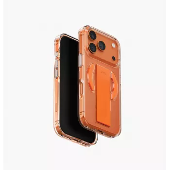 Husă UNIQ Heldro Air MagClick Charging pentru iPhone 17 Pro, portocalie