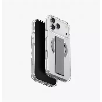 Husă UNIQ Heldro Air pentru iPhone 17 Pro Max cu MagClick Charging, transparentă
