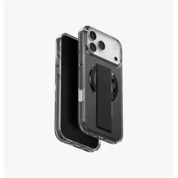 Husă UNIQ Heldro Air MagClick Charging pentru iPhone 17 Pro Max, neagră
