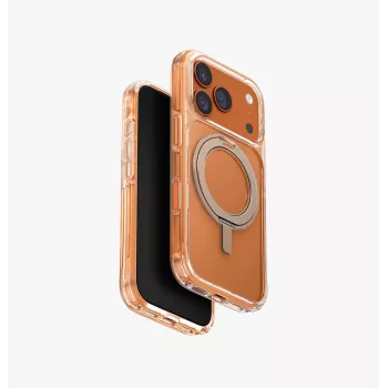 Husă UNIQ Swivix pentru iPhone 17 Pro cu suport rotativ 360° aurie