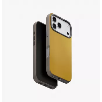 Husă UNIQ Lyden DS pentru iPhone 17 Pro MagClick Charging galben-gri