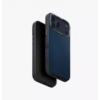 Husă UNIQ Lyden DS pentru iPhone 17 Pro Magclick Charging albastru/neagră